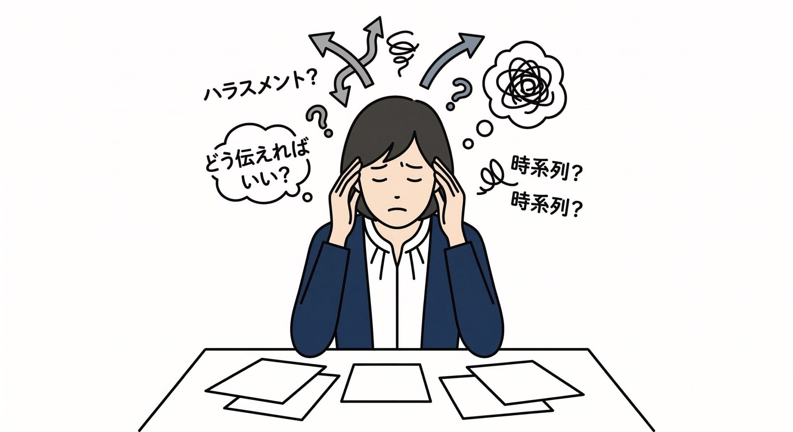 ハラスメント相談用まとめシートの作り方