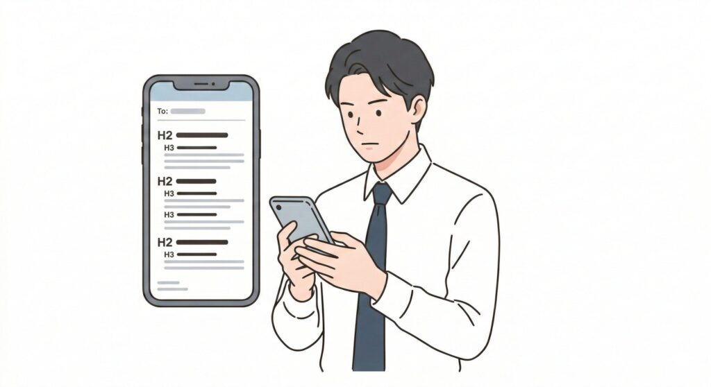 ハラスメント面談後の確認メールテンプレ