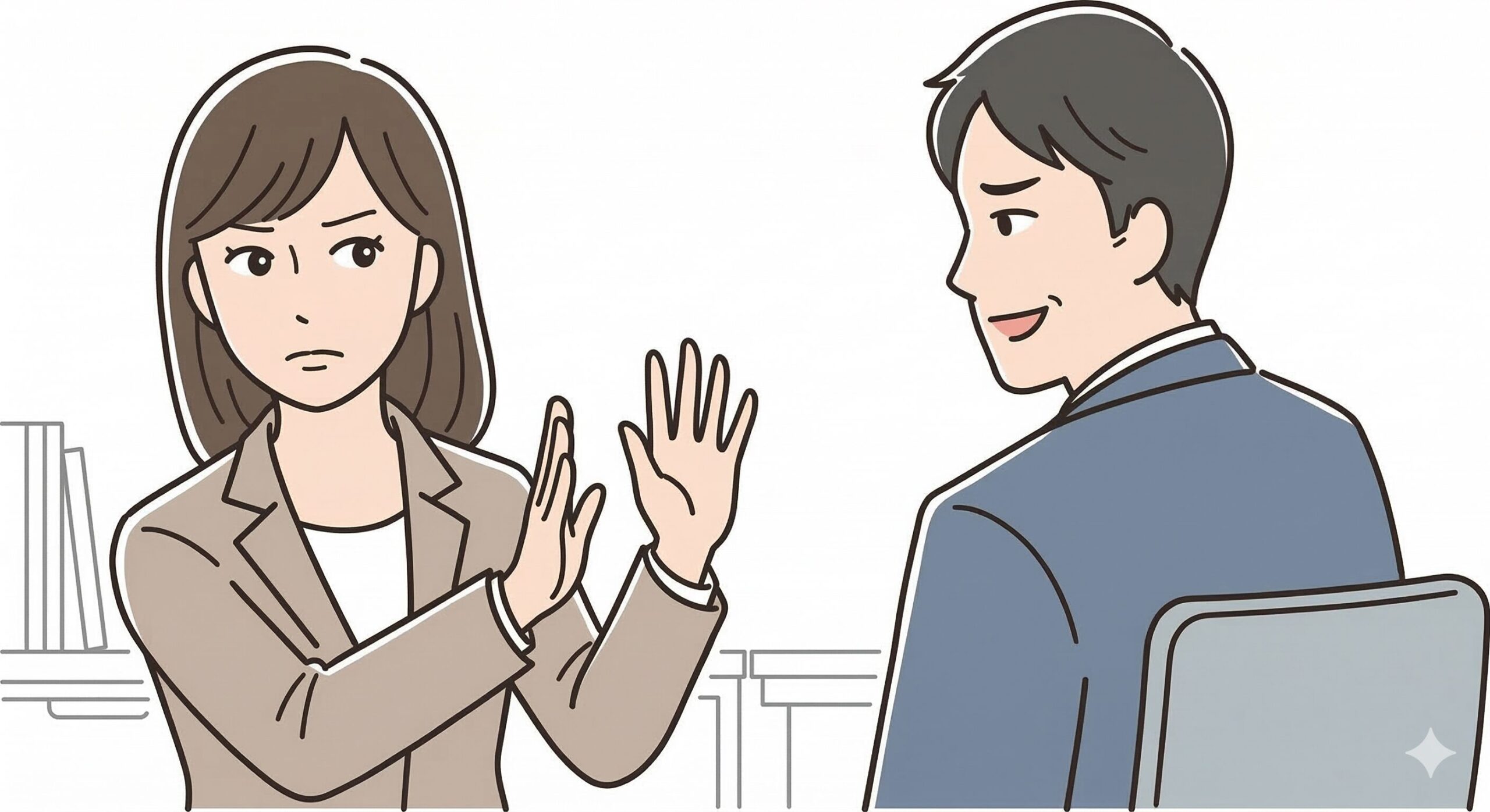 同僚のセクハラがつらいときの断り方と距離の取り方