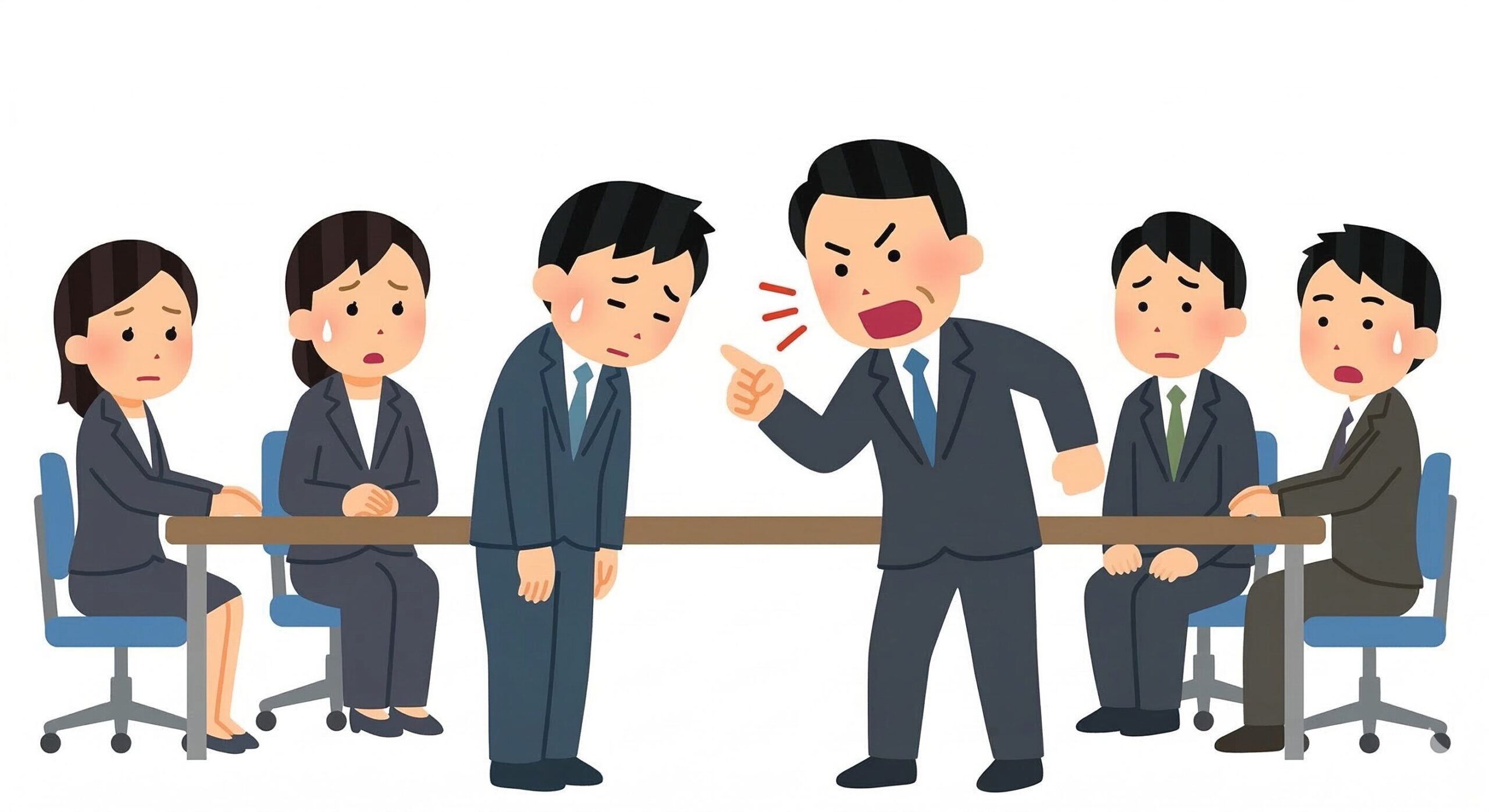 大勢の前で叱責されるときの切り返し方