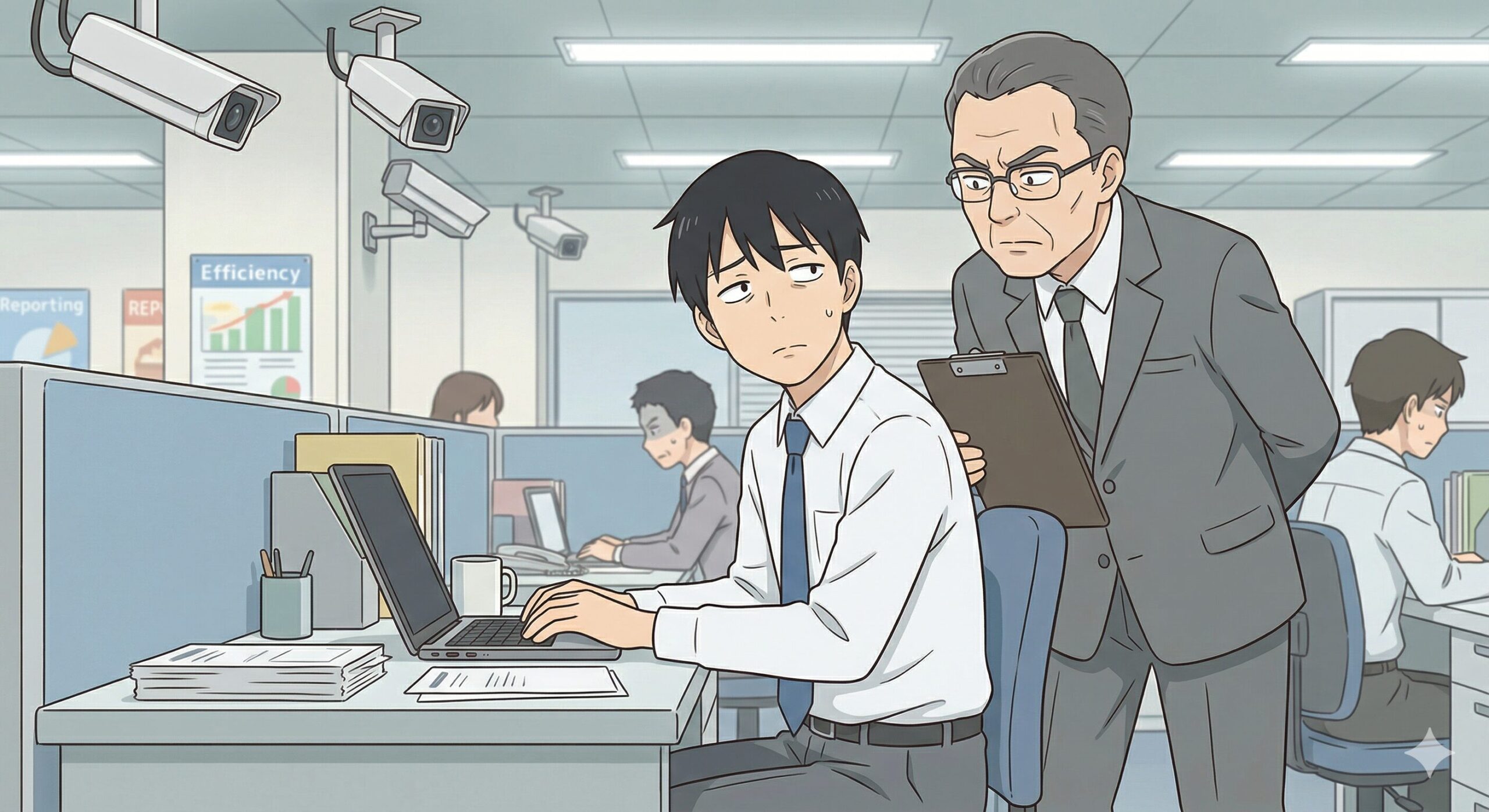 職場での監視がきつい・逐一報告を求められるときの対処